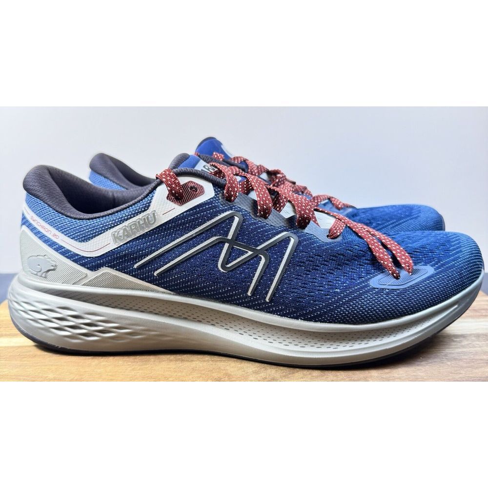 Size 11.5 - Karhu Synchron 2.0 Men's  Blue Gray Running Athletic Shoes F103002